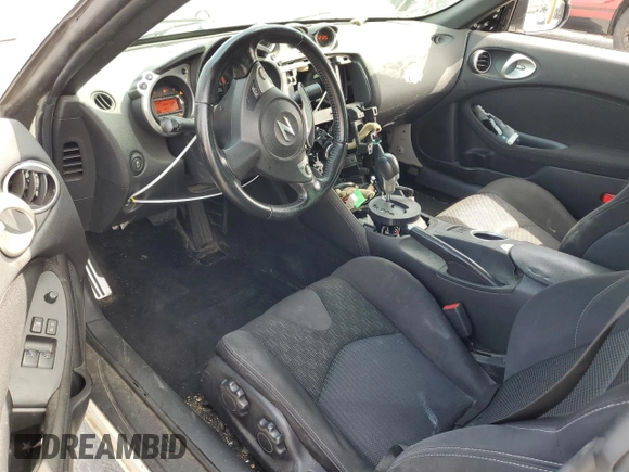 2013 Nissan 370Z with VIN JN1AZ4EH9DM381266, listed as a Copart auction lot 59989515 with 170,900 mi miles and Salvage title. Bid and sale history available at DreamBid. Image 8.