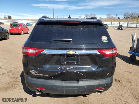 2021 Chevrolet Traverse LT Leather with VIN 1GNEVHKW9MJ158349, listed as a Copart auction lot 46192605 with 75,281 mi miles and Salvage Title. Bid and sale history available at carsss.com. Image 6.