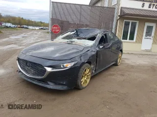 2021 Mazda 3 Preferred with VIN JM1BPBCL0M1308999, listed as a Copart auction lot 72750154 with Not Provided miles and Salvage Title. Bid and sale history available at DreamBid. Image 1.