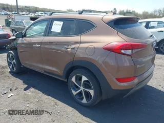 2016 Hyundai Tucson Eco with VIN KM8J3CA26GU207956, listed as a IAAI auction lot 42093540 with 87,380 mi miles. Bid and sale history available at carsss.com. Image 3.