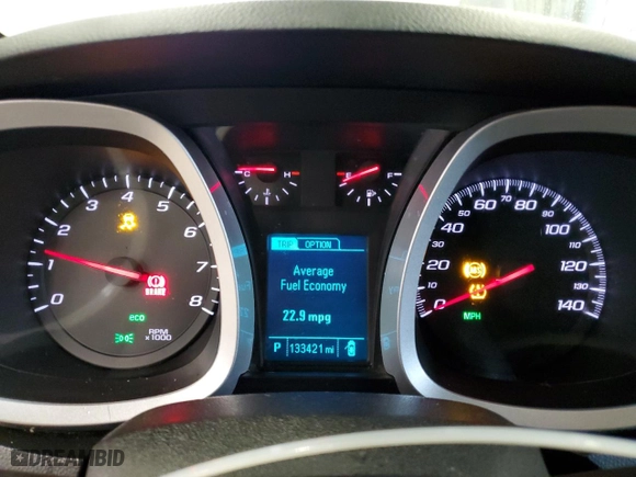 2013 Chevrolet Equinox LS with VIN 2GNALBEK9D6381188, listed as a Copart auction lot 46795645 with 133,421 mi miles and Clean Title. Bid and sale history available at carsss.com. Image 9.