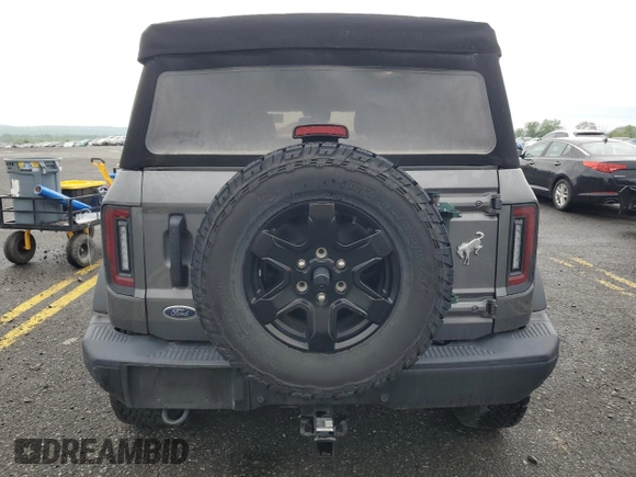 2022 Ford Bronco with VIN 1FMEE5BP6NLA79660, listed as a Copart auction lot 58370975 with 28,359 mi miles and Salvage title. Bid and sale history available at DreamBid. Image 6.