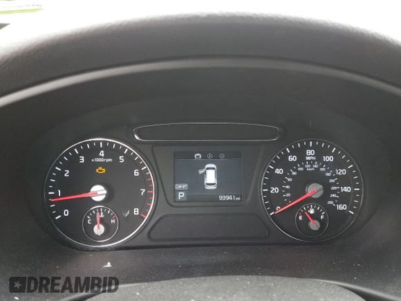 2019 Kia Sorento LX V6 with VIN 5XYPGDA53KG572916, listed as a Copart auction lot 46332115 with 93,941 mi miles and Salvage Title. Bid and sale history available at carsss.com. Image 9.