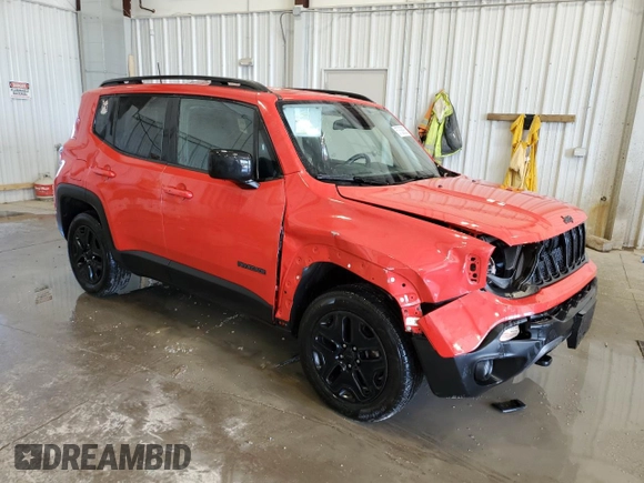 2020 Jeep Renegade Sport z VIN ZACNJBAB2LPL73311, wystawiony jako Copart lot #57636935 z przebiegiem 71 315 mil mil oraz Szkoda całkowita • Salvage title. Historia ofert i sprzedaży dostępna na DreamBid. Obrazek 4.