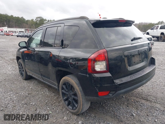 2014 Jeep Compass Sport with VIN 1C4NJCBA9ED823228, listed as a IAAI auction lot 41714992 with 168,996 mi miles. Bid and sale history available at carsss.com. Image 3.