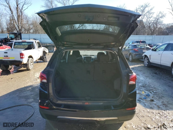 2022 Chevrolet Equinox LT with VIN 2GNAXUEV1N6119628, listed as a Copart auction lot 46064325 with 45,848 mi miles and Salvage Title. Bid and sale history available at carsss.com. Image 6.
