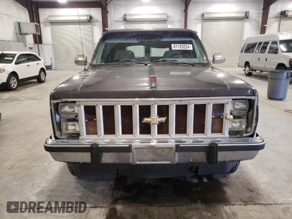 1991 GMC Suburban z VIN 1GKEV16K5MF500359, wystawiony jako Copart lot #81125224 z przebiegiem 177 181 mil mil oraz Czysty tytuł • Clean title. Historia ofert i sprzedaży dostępna na DreamBid. Obrazek 5.
