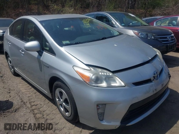 2012 Toyota Prius One with VIN JTDKN3DU2C5466786, listed as a IAAI auction lot 42090567 with 122,120 mi miles. Bid and sale history available at carsss.com. Image 1.