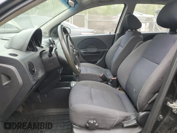 2008 Chevrolet Aveo LS with VIN KL1TD66658B116284, listed as a Copart auction lot 53671425 with Not Provided miles and Salvage Title. Bid and sale history available at DreamBid. Image 7.