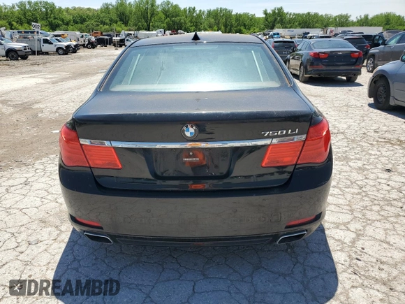 2009 BMW 7 Series 750Li with VIN WBAKB83599CY57659, listed as a Copart auction lot 55049645 with Not Provided miles and Clean Title. Bid and sale history available at DreamBid. Image 6.