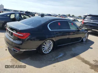 2017 BMW 7 Series 740i with VIN WBA7E2C56HG740168, listed as a Copart auction lot 69678504 with 0 mi miles and Clean Title. Bid and sale history available at carsss.com. Image 3.