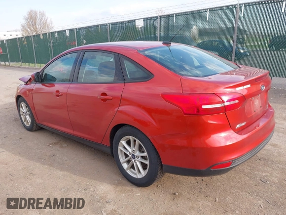 2018 Ford Focus SE with VIN 1FADP3FE6JL318552, listed as a IAAI auction lot 42090857 with 81,624 mi miles. Bid and sale history available at carsss.com. Image 3.