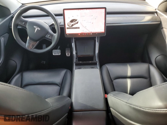 2021 Tesla Model Y Long Range z VIN 5YJYGDEE7MF090698, wystawiony jako Copart lot #44192555 z przebiegiem 78 907 mil mil oraz Szkoda całkowita • Salvage title. Historia ofert i sprzedaży dostępna na DreamBid. Obrazek 8.