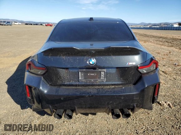 2024 BMW M2 with VIN 3MF13DM09R8E20756, listed as a Copart auction lot 79645994 with 5,207 mi miles and Salvage Title. Bid and sale history available at carsss.com. Image 6.