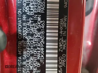2021 Toyota Prius LE с VIN JTDKAMFP2M3181463, выставлен на аукционе Copart как лот 56833245 с пробегом 47 345 миль миль и Списание • Salvage title. История ставок и продаж доступна на DreamBid. Изображение 12.