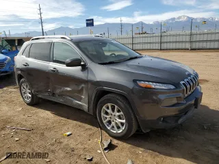 2016 Jeep Cherokee Altitude with VIN 1C4PJMCS9GW254796, listed as a Copart auction lot 44004445 with 96,189 mi miles and Salvage Title. Bid and sale history available at carsss.com. Image 4.