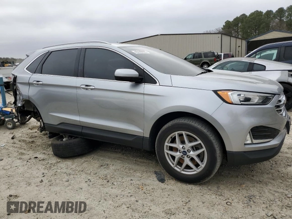 2021 Ford Edge SEL with VIN 2FMPK4J94MBA15436, listed as a Copart auction lot 48448995 with 98,486 mi miles and Salvage Title. Bid and sale history available at carsss.com. Image 4.