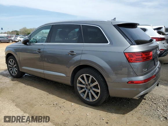 2017 Audi Q7 Premium Plus with VIN WA1LAAF78HD058828, listed as a Copart auction lot 51485055 with 104,920 mi miles and Salvage Title. Bid and sale history available at DreamBid. Image 2.