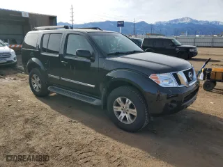 2011 Nissan Pathfinder LE with VIN 5N1AR1NBXBC607207, listed as a Copart auction lot 85751424 with 152,281 mi miles and Salvage Title. Bid and sale history available at carsss.com. Image 4.