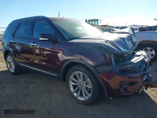 2018 Ford Explorer Limited with VIN 1FM5K7FH5JGB07443, listed as a IAAI auction lot 41251705 with 59,764 mi miles. Bid and sale history available at carsss.com. Image 1.