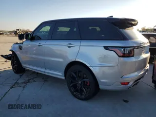 2022 Land Rover Range Rover Sport SVR with VIN SALWZ2RE0NA231341, listed as a Copart auction lot 85320344 with 32,573 mi miles and Salvage Title. Bid and sale history available at DreamBid. Image 2.