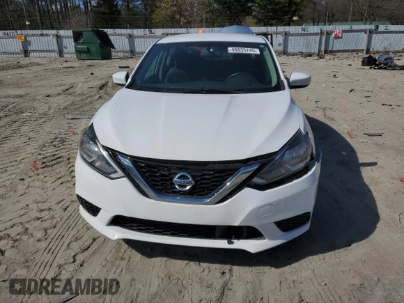 2018 Nissan Sentra SV with VIN 3N1AB7AP9JL639696, listed as a Copart auction lot 46835745 with 88,460 mi miles and Salvage Title. Bid and sale history available at carsss.com. Image 5.