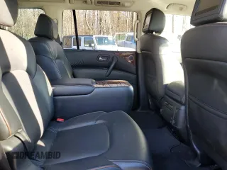 2018 Nissan Armada Platinum with VIN JN8AY2NE0J9732269, listed as a Copart auction lot 84616674 with 89,443 mi miles and Salvage Title. Bid and sale history available at carsss.com. Image 12.