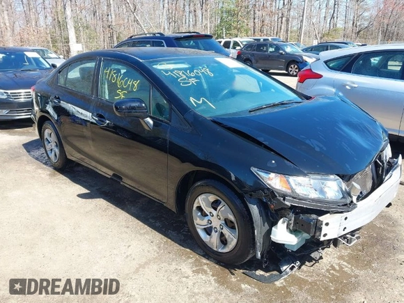 2014 Honda Civic LX z VIN 19XFB2F58EE219578, wystawiony jako IAAI lot #41816048 z przebiegiem 109 611 mil mil oraz . Historia ofert i sprzedaży dostępna na DreamBid. Obrazek 1.