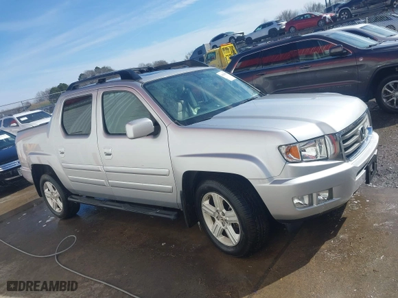 2014 Honda Ridgeline RTL with VIN 5FPYK1F51EB012843, listed as a IAAI auction lot 41629002 with 114,761 mi miles. Bid and sale history available at carsss.com. Image 13.