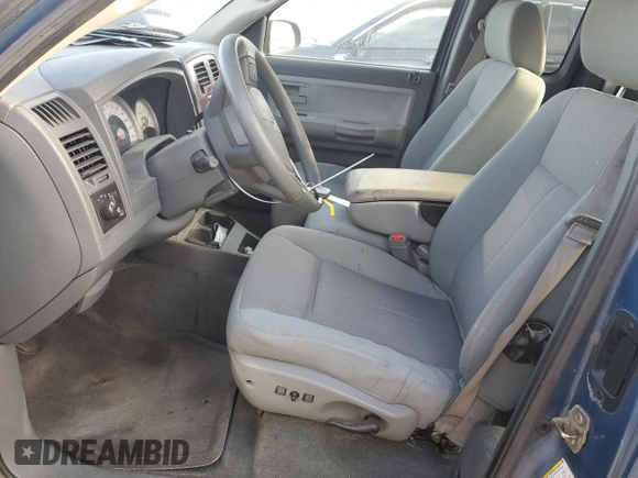 2005 Dodge Dakota SLT with VIN 1D7HW42N15S164120, listed as a Copart auction lot 84000074 with 107,087 mi miles and Non Repairable. Bid and sale history available at DreamBid. Image 7.