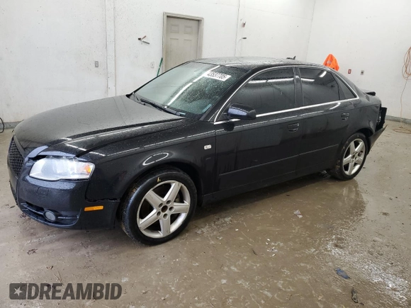 2005 Audi A4 3.2L with VIN WAUDG68EX5A463844, listed as a Copart auction lot 43537705 with 170,328 mi miles and Salvage Title. Bid and sale history available at carsss.com. Image 1.