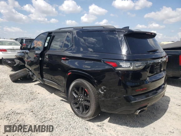 2021 Chevrolet Traverse Premier with VIN 1GNERKKW7MJ199533, listed as a Copart auction lot 41613893 with 46,996 mi miles. Bid and sale history available at carsss.com. Image 2.