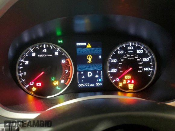 2025 Mitsubishi Eclipse Cross SE z VIN JA4ATWAA9SZ004014, wystawiony jako Copart lot #57436565 z przebiegiem 5 772 mil mil oraz Szkoda całkowita • Salvage title. Historia ofert i sprzedaży dostępna na DreamBid. Obrazek 9.