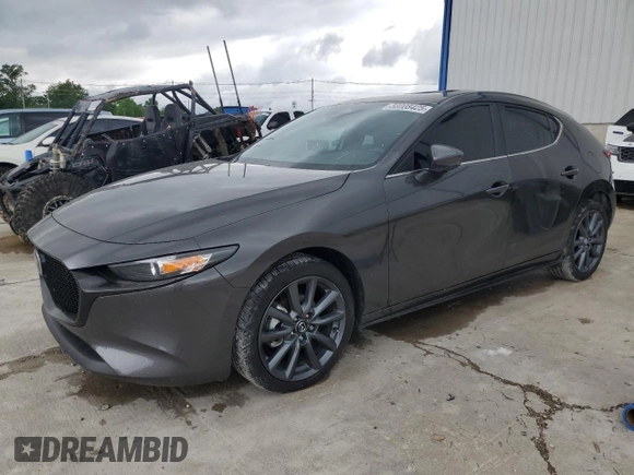 2024 Mazda 3 S Preferred with VIN JM1BPALM9R1716637, listed as a Copart auction lot 58008425 with 9,627 mi miles and Salvage title. Bid and sale history available at DreamBid. Image 1.