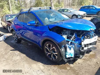2019 Toyota C-HR XLE with VIN NMTKHMBX3KR094960, listed as a IAAI auction lot 41680584 with 88,586 mi miles. Bid and sale history available at carsss.com. Image 1.