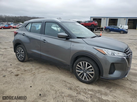 2023 Nissan Kicks SV with VIN 3N1CP5CV4PL505486, listed as a Copart auction lot 86190134 with 38,958 mi miles and Salvage Title. Bid and sale history available at carsss.com. Image 4.