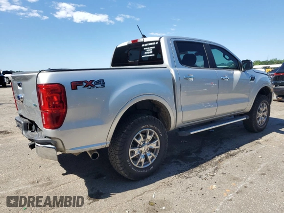 2019 Ford Ranger XL with VIN 1FTER4FH1KLA47197, listed as a Copart auction lot 58034145 with 114,002 mi miles and Salvage title. Bid and sale history available at DreamBid. Image 3.