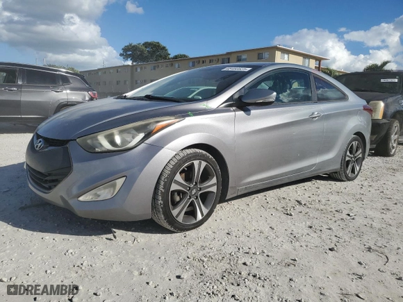 2014 Hyundai Elantra Coupe with VIN KMHDH6AH1EU029326, listed as a Copart auction lot 46480625 with 119,950 mi miles and Salvage Title. Bid and sale history available at carsss.com. Image 1.