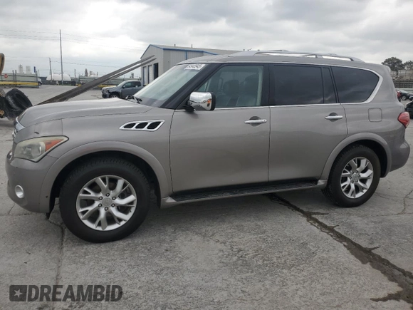 2012 Infiniti QX56 7-passenger z VIN JN8AZ2NE2C9020457, wystawiony jako Copart lot #54940945 z przebiegiem 222 409 mil mil oraz Czysty tytuł • Clean title. Historia ofert i sprzedaży dostępna na DreamBid. Obrazek 1.