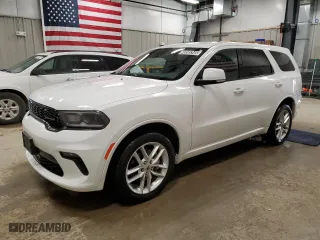 2022 Dodge Durango GT Plus with VIN 1C4RDJDG8NC224907, listed as a Copart auction lot 45585345 with 59,119 mi miles and Clean Title. Bid and sale history available at carsss.com. Image 1.