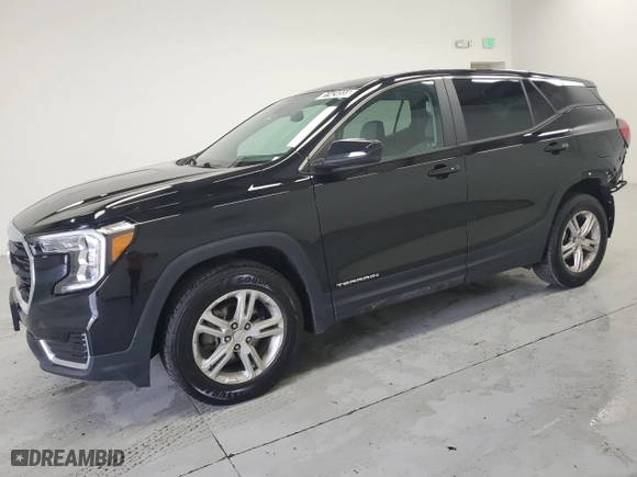 2022 GMC Terrain SLE with VIN 3GKALTEV2NL177262, listed as a Copart auction lot 51424555 with 74,741 mi miles and Clean Title. Bid and sale history available at carsss.com. Image 1.