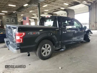 2019 Ford F-150 XL with VIN 1FTEW1EPXKKE15382, listed as a Copart auction lot 61349905 with 92,704 mi miles and Salvage title. Bid and sale history available at DreamBid. Image 3.