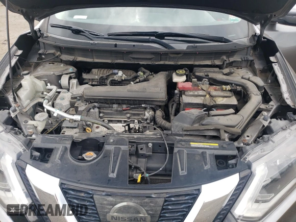 2017 Nissan Rogue SV with VIN KNMAT2MV4HP616669, listed as a Copart auction lot 62402375 with 60,196 mi miles and Salvage title. Bid and sale history available at DreamBid. Image 11.