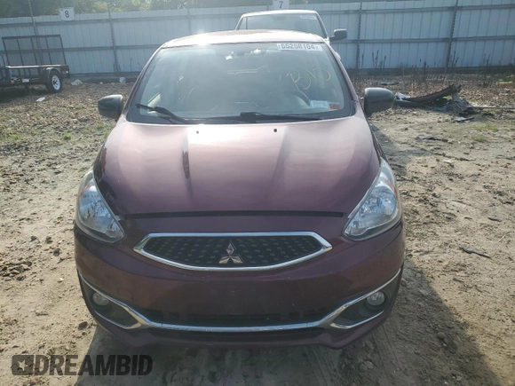 2019 Mitsubishi Mirage GT with VIN ML32A5HJ7KH009916, listed as a Copart auction lot 65258104 with 42,777 mi miles and Salvage title. Bid and sale history available at DreamBid. Image 5.