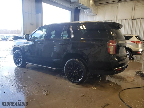2023 Chevrolet Tahoe LT with VIN 1GNSKNKD0PR196082, listed as a Copart auction lot 45707215 with 35,736 mi miles and Salvage Title. Bid and sale history available at carsss.com. Image 2.