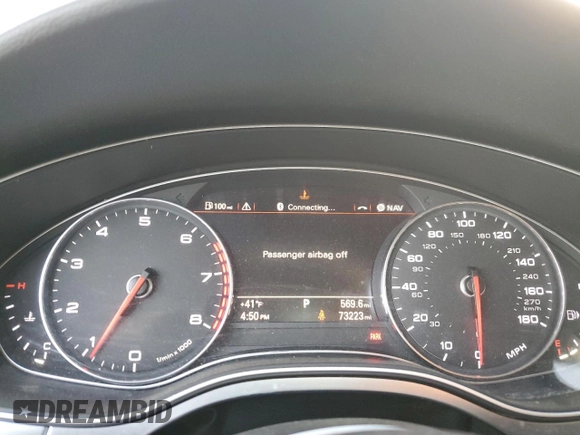 2015 Audi A6 Premium Plus z VIN WAUFGAFC1FN015418, wystawiony jako Copart lot #44805455 z przebiegiem 73 223 mil mil oraz Szkoda całkowita • Salvage title. Historia ofert i sprzedaży dostępna na DreamBid. Obrazek 9.
