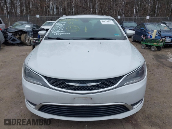2015 Chrysler 200 Limited with VIN 1C3CCCAB7FN582927, listed as a IAAI auction lot 41613852 with 133,578 mi miles and . Bid and sale history available at DreamBid. Image 12.