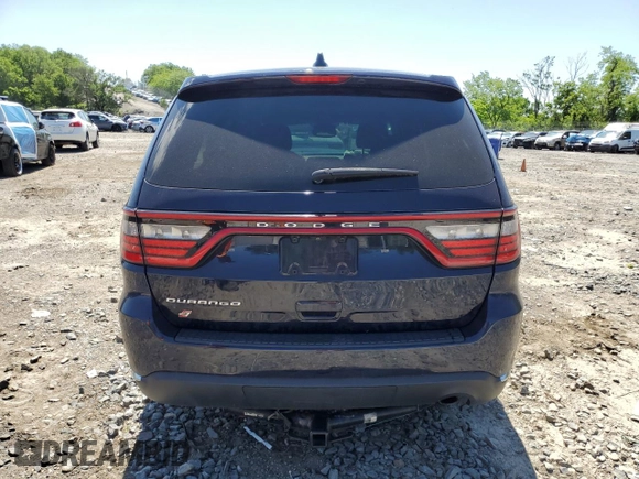 2018 Dodge Durango SXT with VIN 1C4RDJAG4JC161335, listed as a Copart auction lot 57243095 with 74,690 mi miles and Salvage title. Bid and sale history available at DreamBid. Image 6.