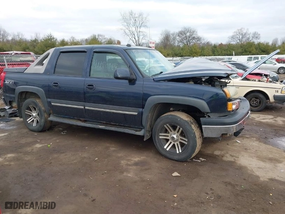 2005 Chevrolet Avalanche Z71 with VIN 3GNEK12Z65G158810, listed as a IAAI auction lot 41180864 with 0 mi miles. Bid and sale history available at carsss.com. Image 14.