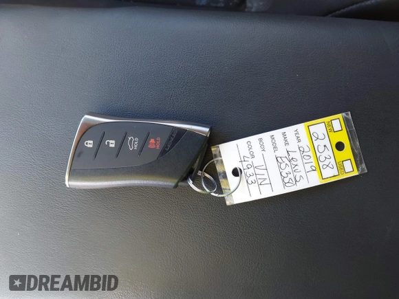 2019 Lexus ES with VIN 58ABZ1B11KU024933, listed as a IAAI auction lot 41920559 with 79,332 mi miles. Bid and sale history available at carsss.com. Image 11.